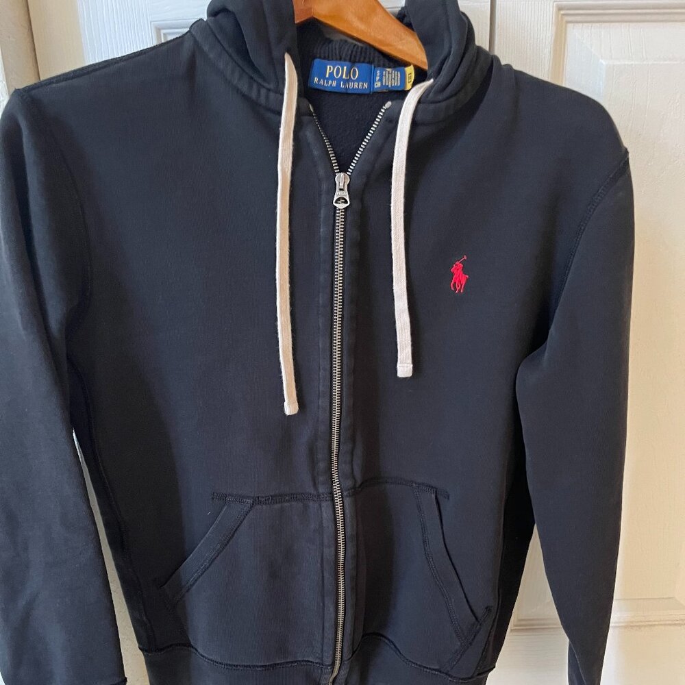 Mens Polo Ralph Lauren Hoody Sweatshirt Black Size Small
